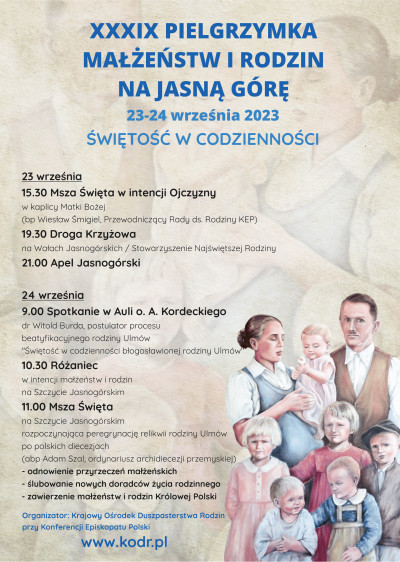 Przed Nami 29. Pielgrzymka Małżeństw i Rodzin na Jasną Górę!