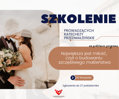 Kurs dla prowadzących katechezy przedmałżeńskie.