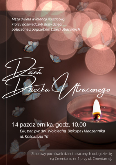 Dzień Dziecka Utraconego w Ełku.