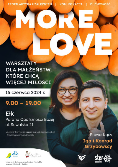 MORELOVE - warsztaty dla małżeństw, które chcą więcej miłości